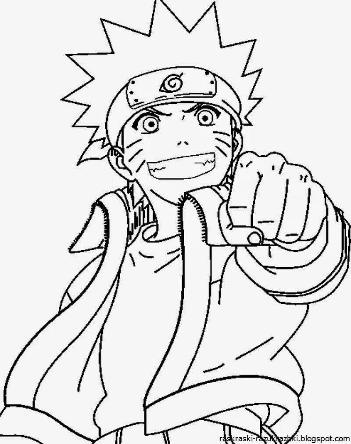 Naruto coloring book #14