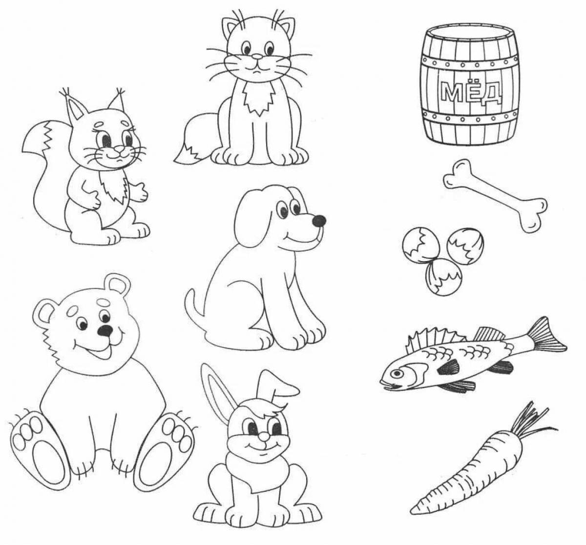 Tempting coloring page 3 task