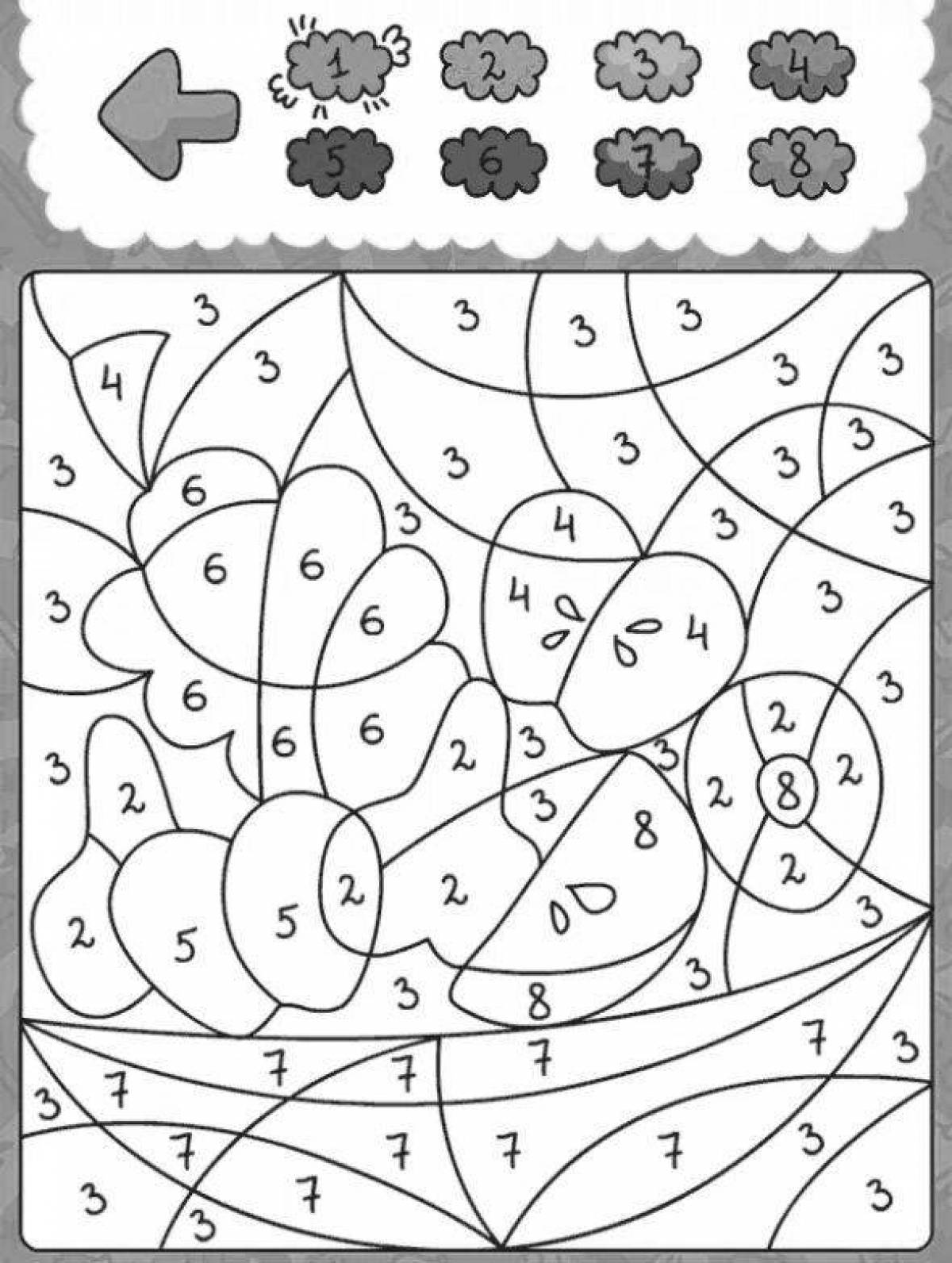Amazing coloring page 3 task