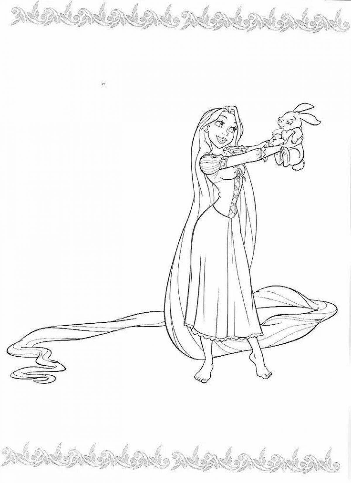 Playful coloring rapunzel new story