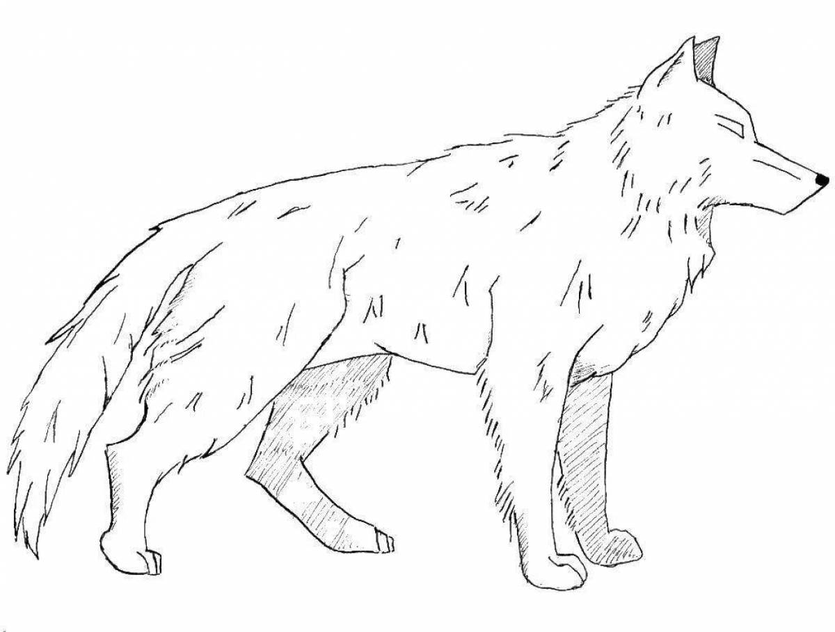 Dire wolf coloring pages