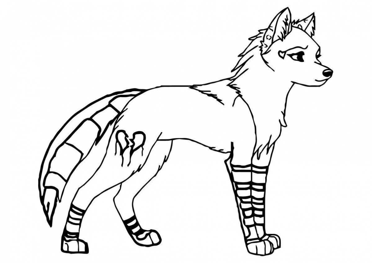 Daring wolves coloring pages