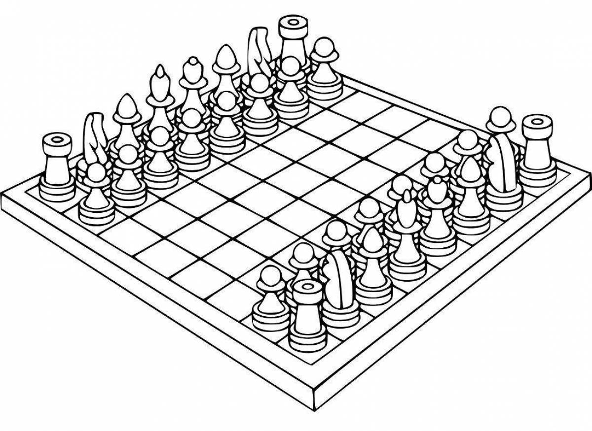 Шахматная доска для детей #26