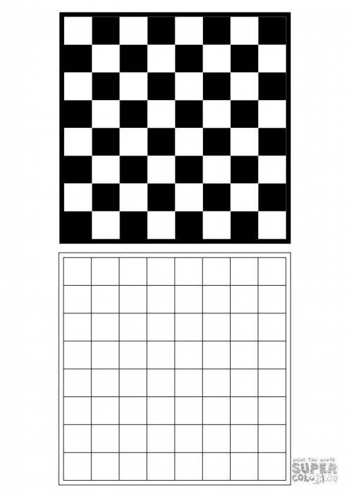 Шахматная доска для детей #28