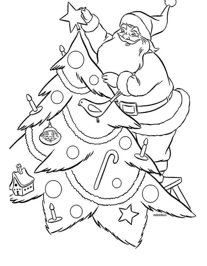 Santa Claus and Christmas Tree #2