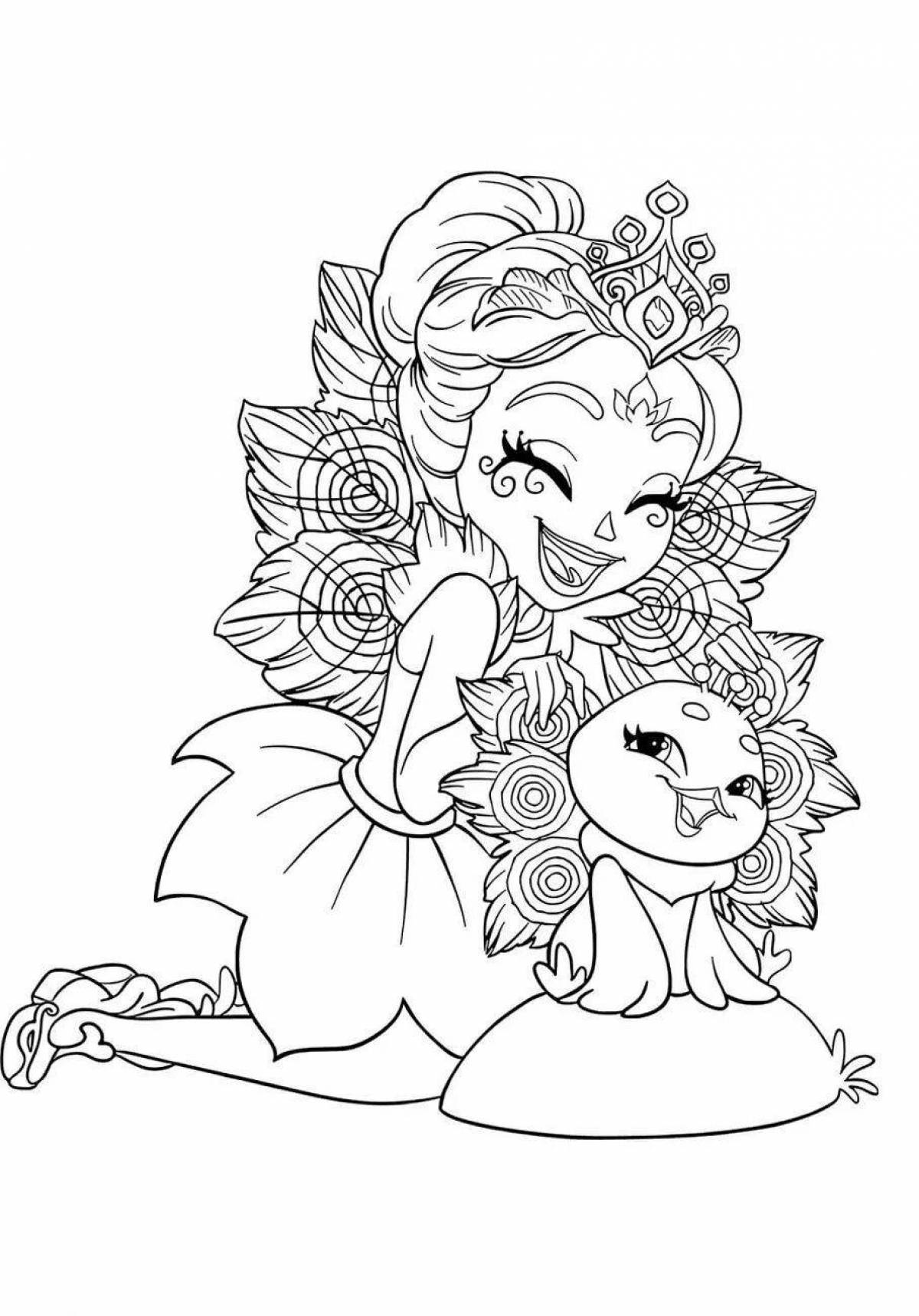 Coloring page enchantment