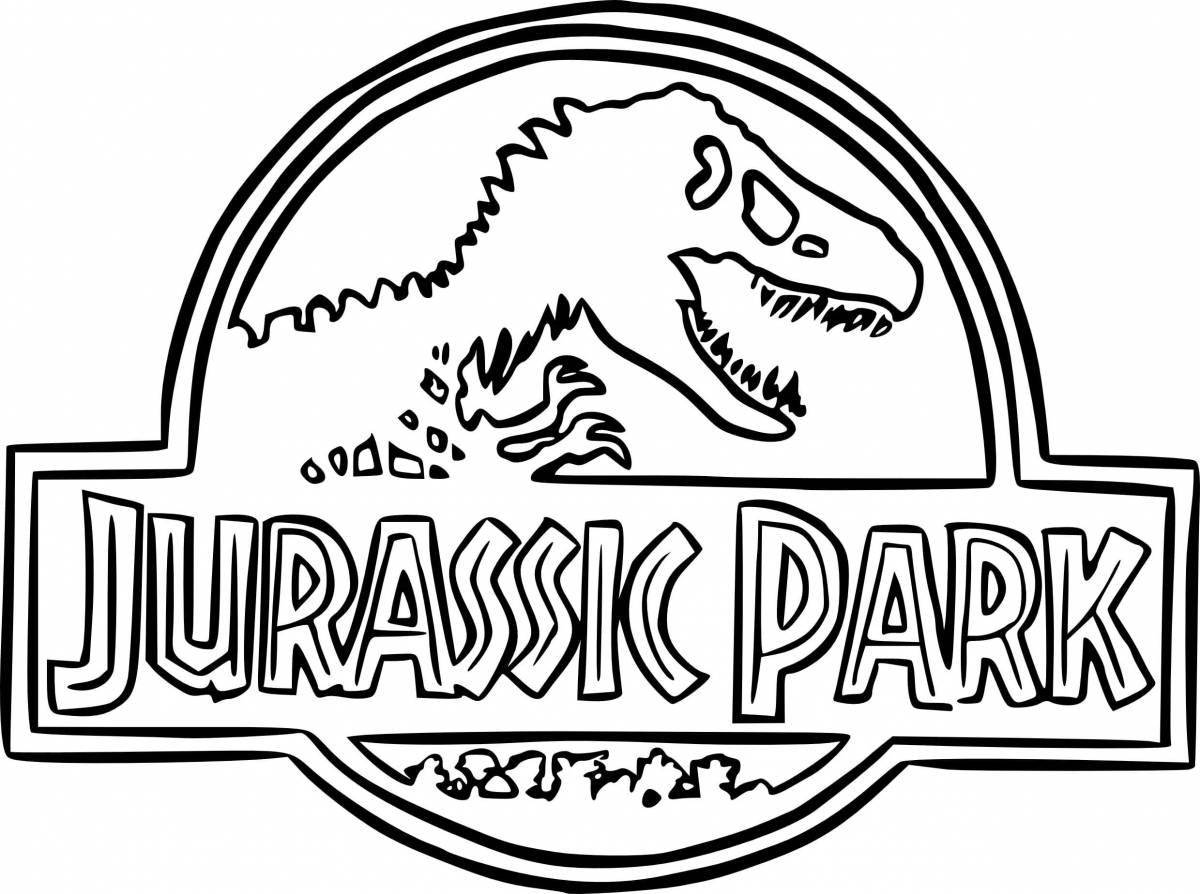 Animated lego jurassic park coloring book