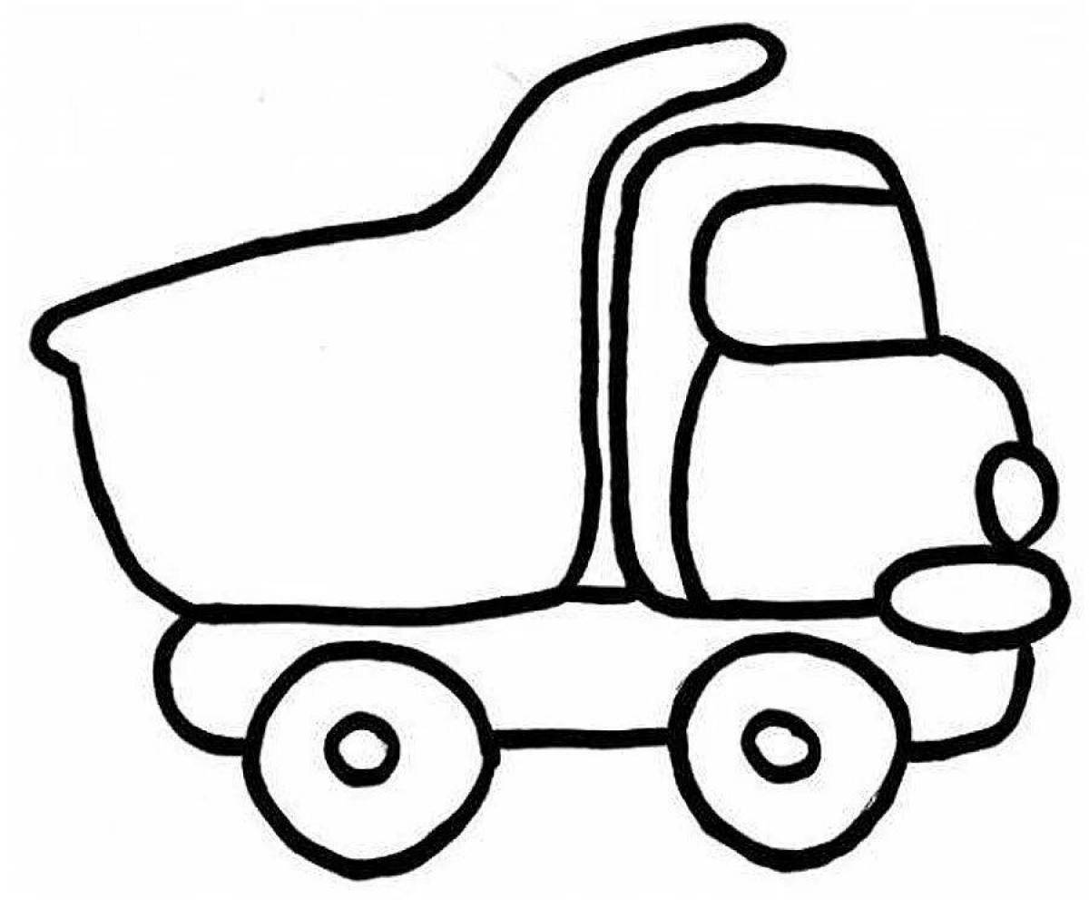 Colorful cars 3 coloring pages for boys