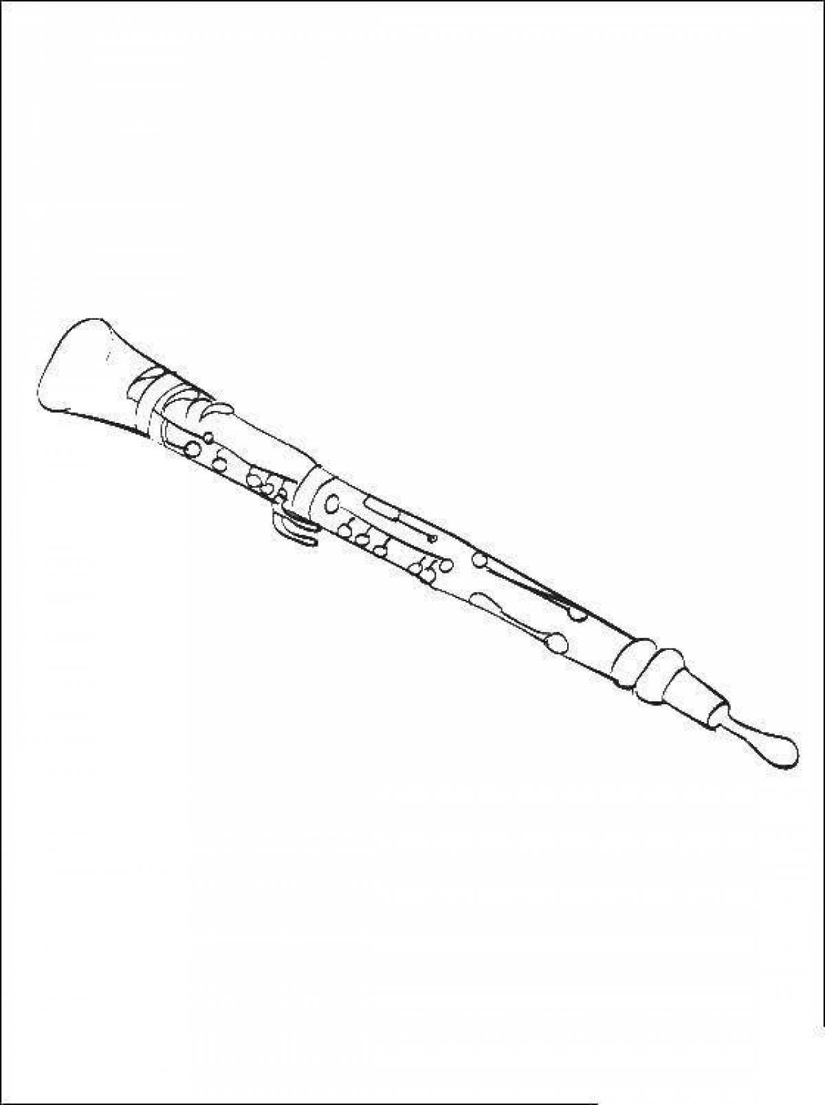 Violent flute coloring page