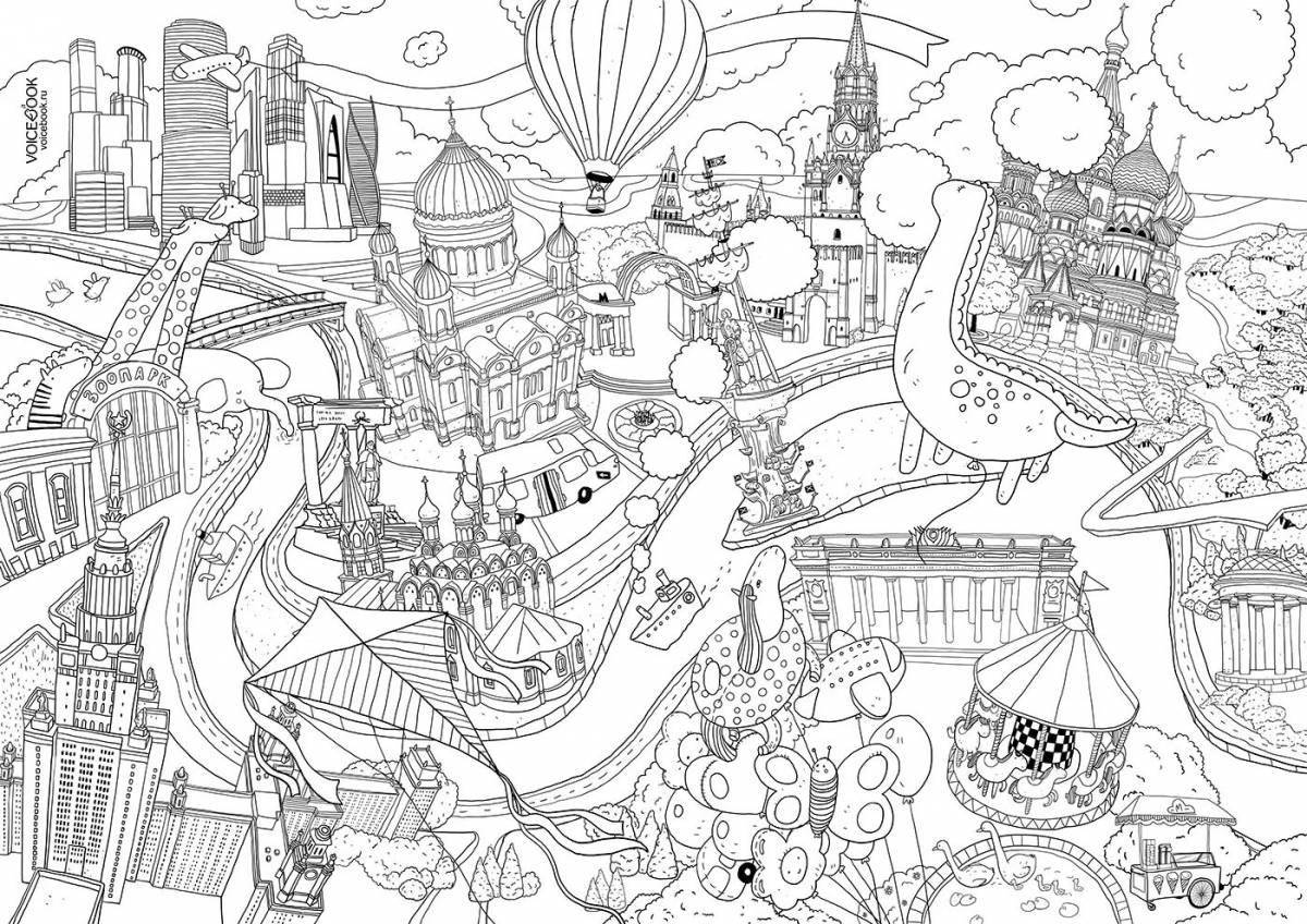 Dazzling coloring huge page