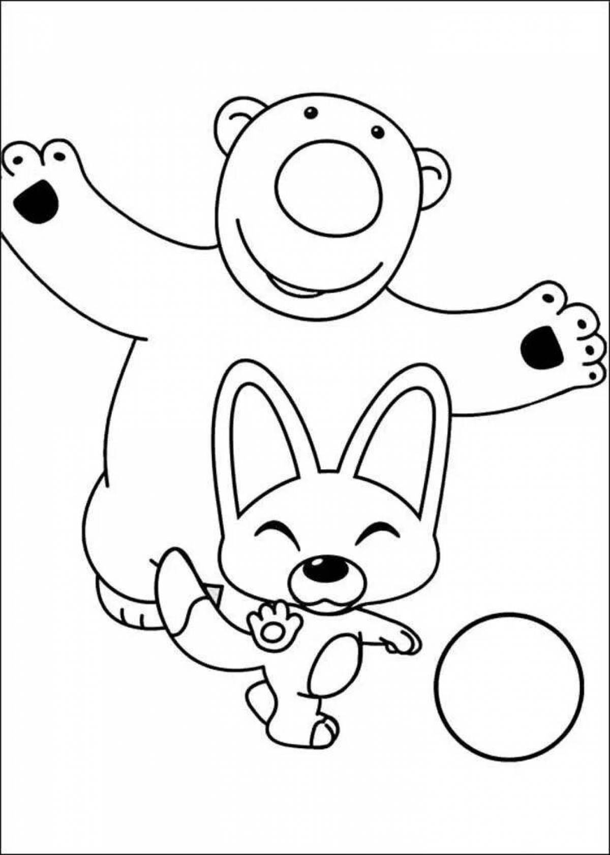 Pororo awesome coloring book