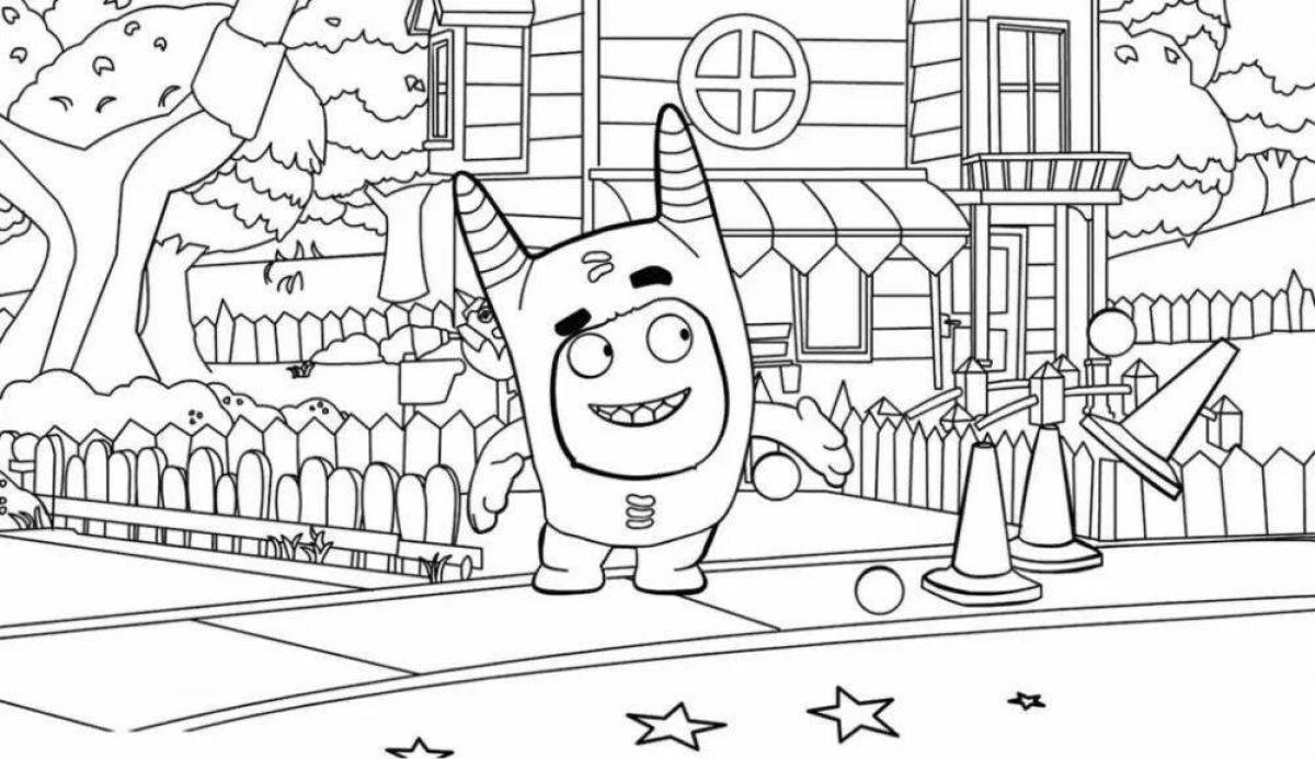 Coloring page happy Hudsons