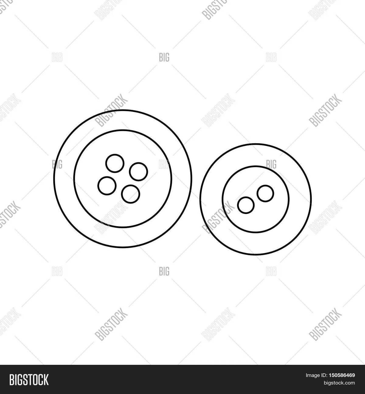 Bright button coloring page