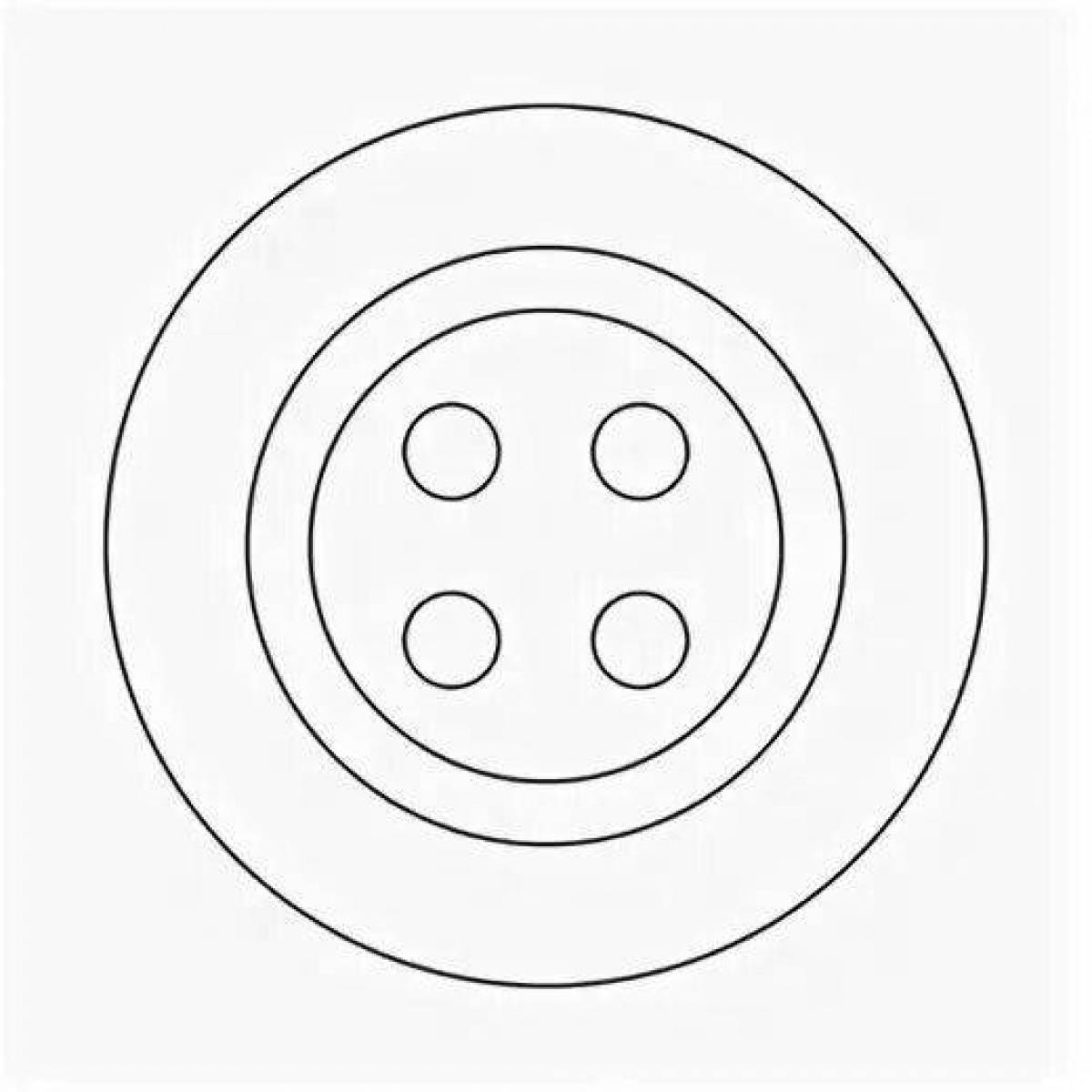 Animated button coloring page
