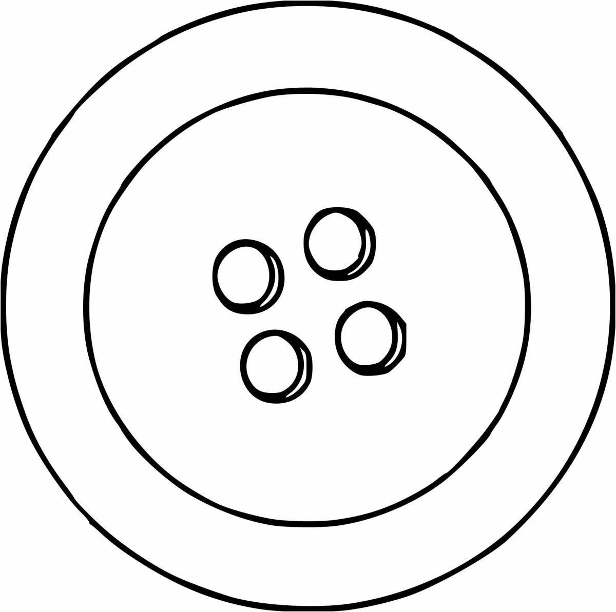 Delicate button coloring page