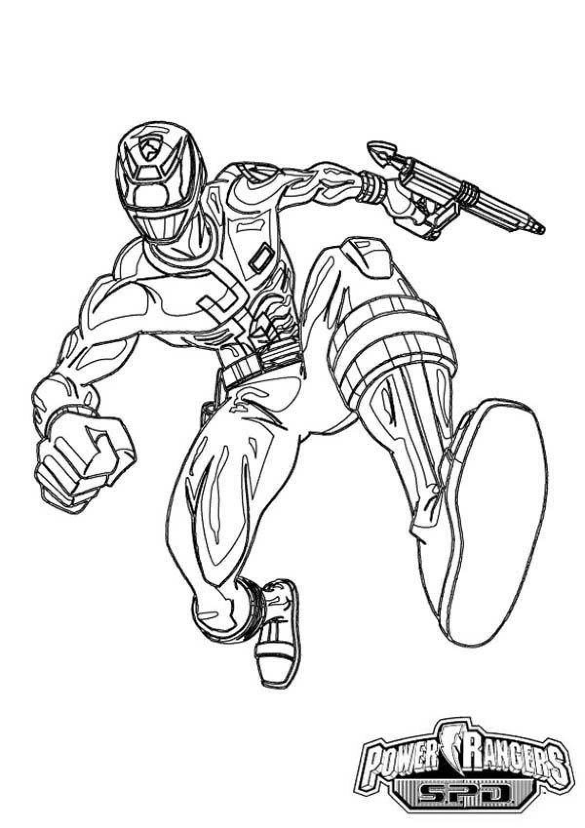 Shining Power coloring page