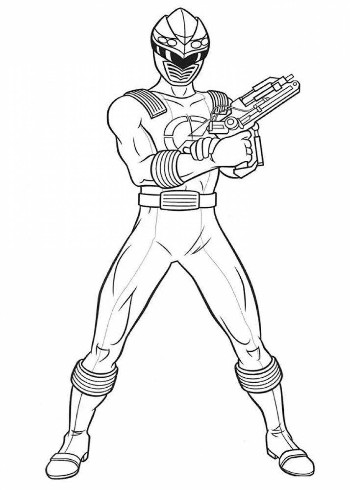 Majestic power coloring page