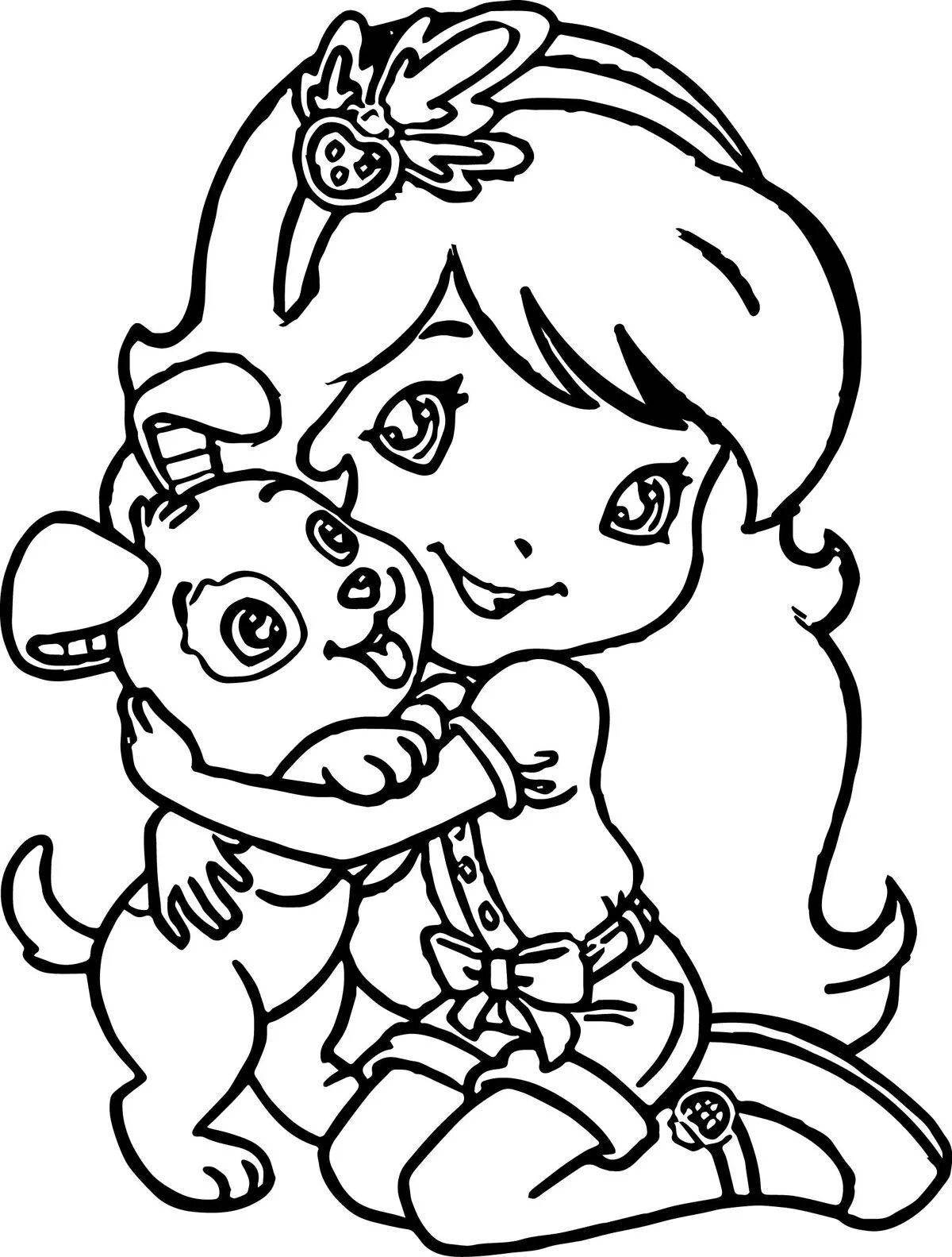 Violent coloring page turn on