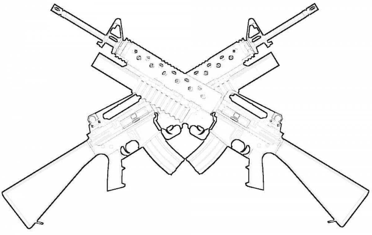 Рисунок м 16. Винтовка м16 раскраска. Автомат м16 раскраска. Раскраски оружие. Раскраски орудия.
