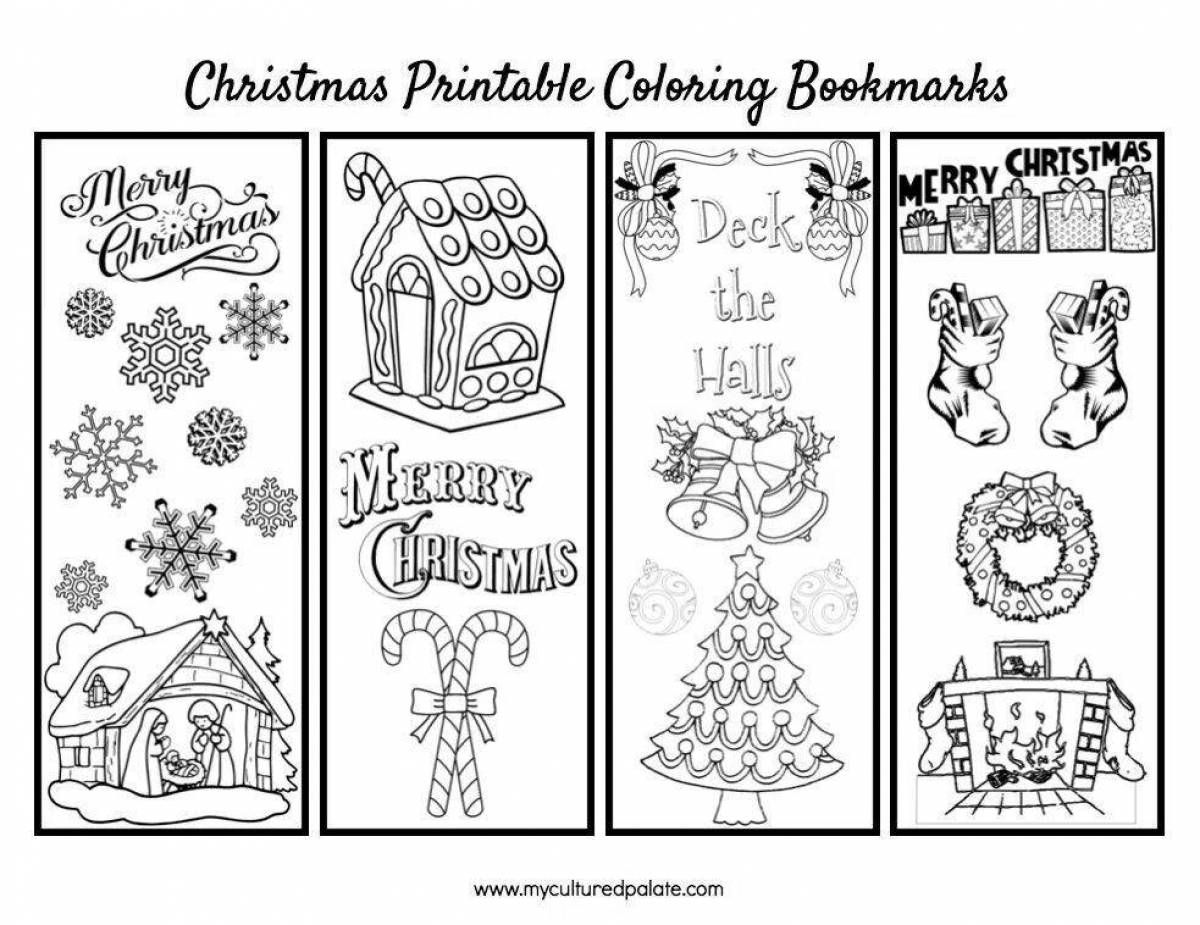 Magic Christmas bookmarks