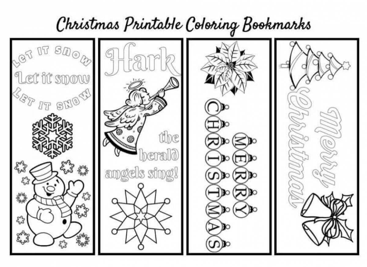 Exquisite Christmas bookmarks