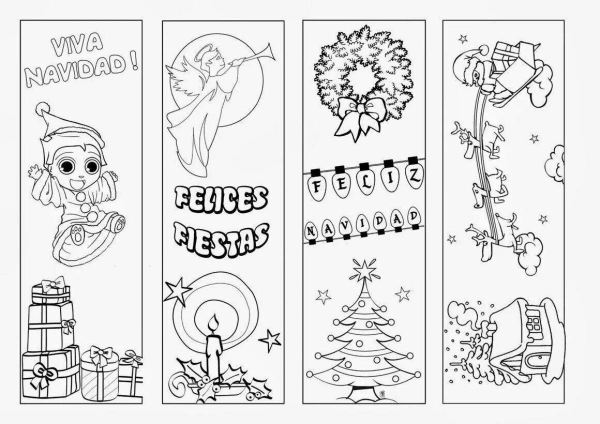 Dazzling Christmas bookmarks