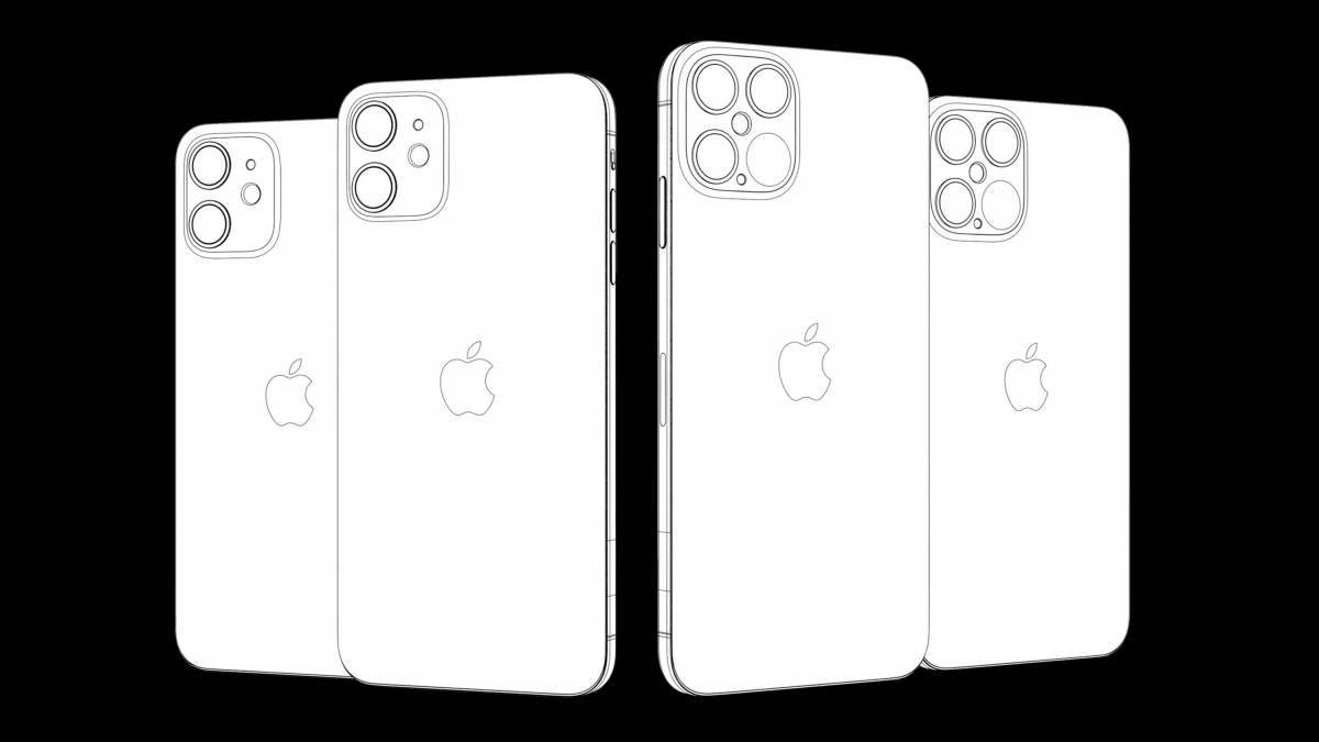 Sweet iphone 11 coloring book