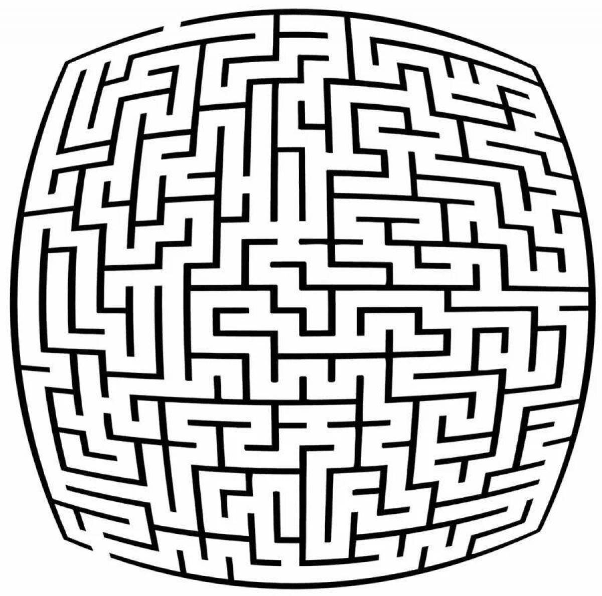 Раскраска labyrinth complex - лабиринтоид