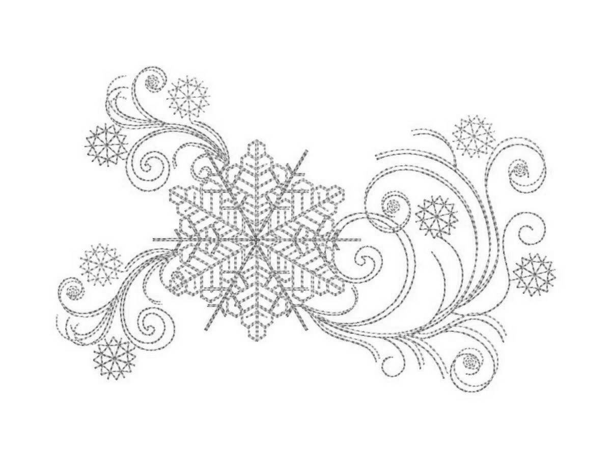 Awesome frost pattern coloring pages
