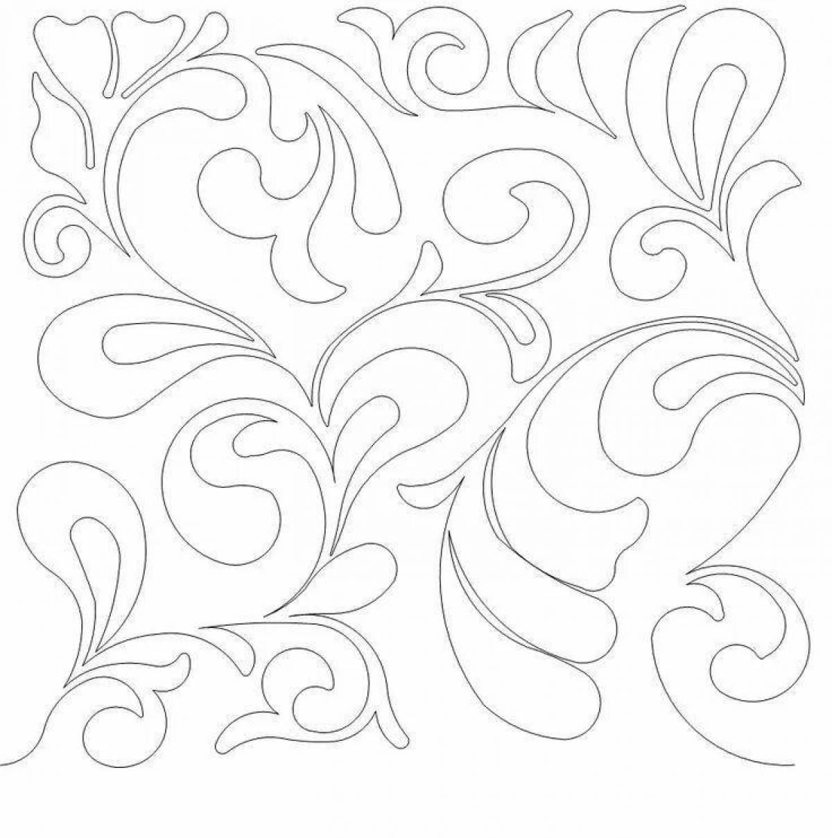 Fun coloring pages frosty patterns