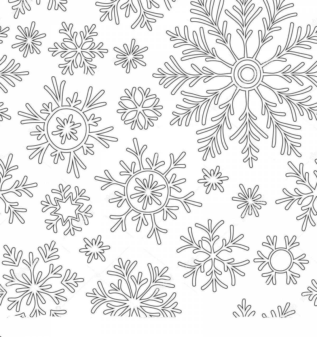 Artistic coloring frost patterns