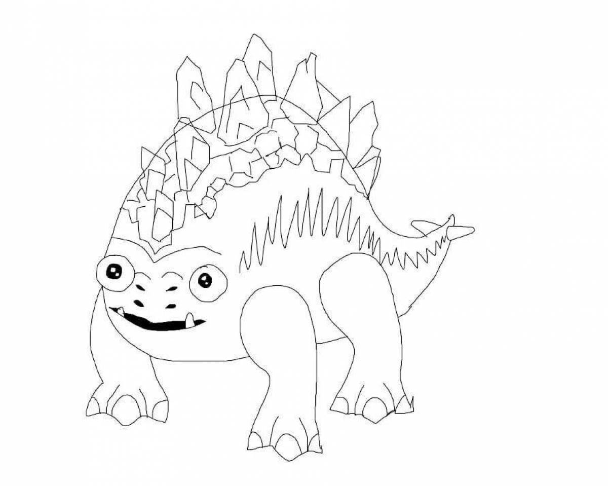 Splendorous mai singing monster coloring page