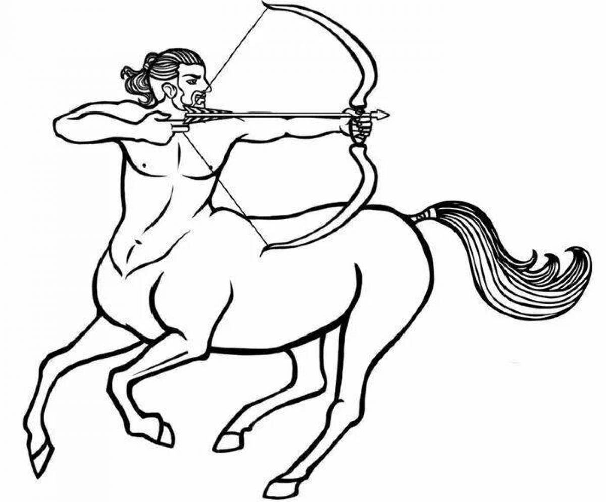 Очаровательная раскраска древнегреческих мифов