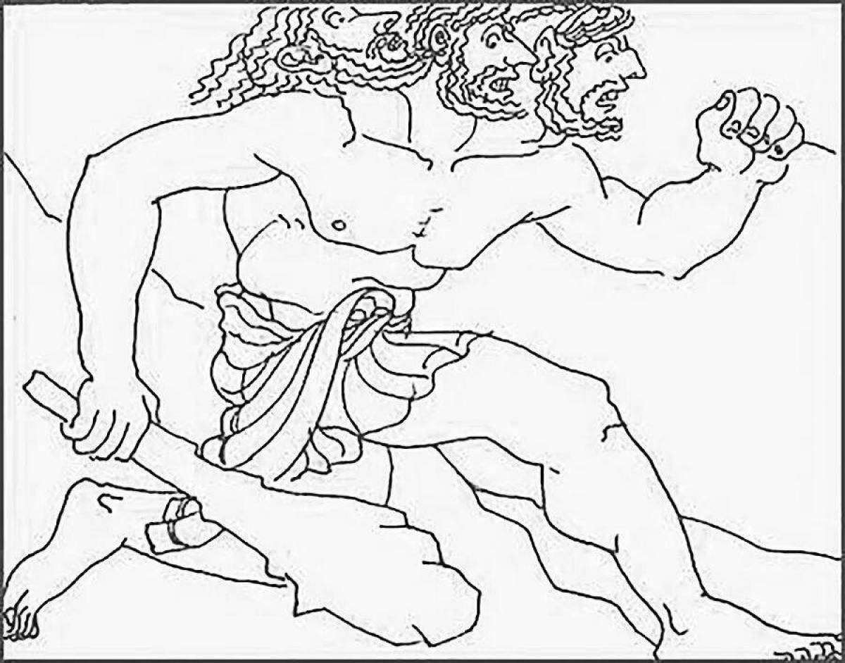 Легенды и мифы Древней Греции.Боги Олимпа:энциклопедия-раскраска для детей