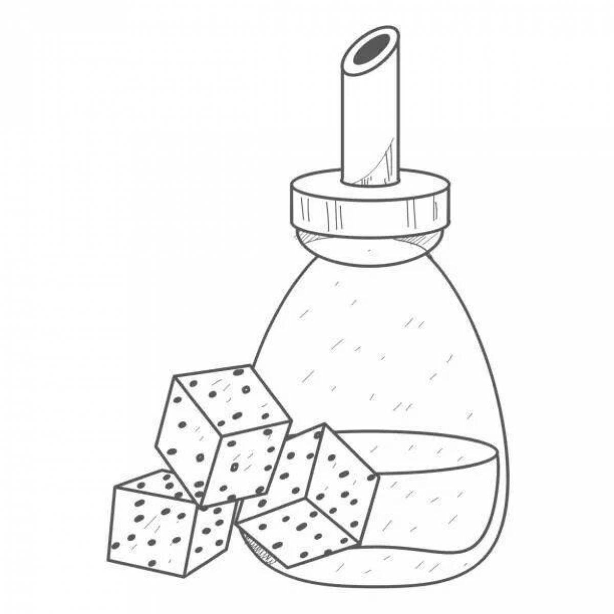Lovely sugar coloring page