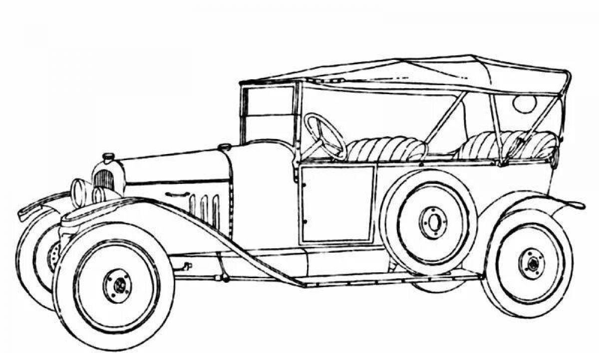 Grand truck coloring page