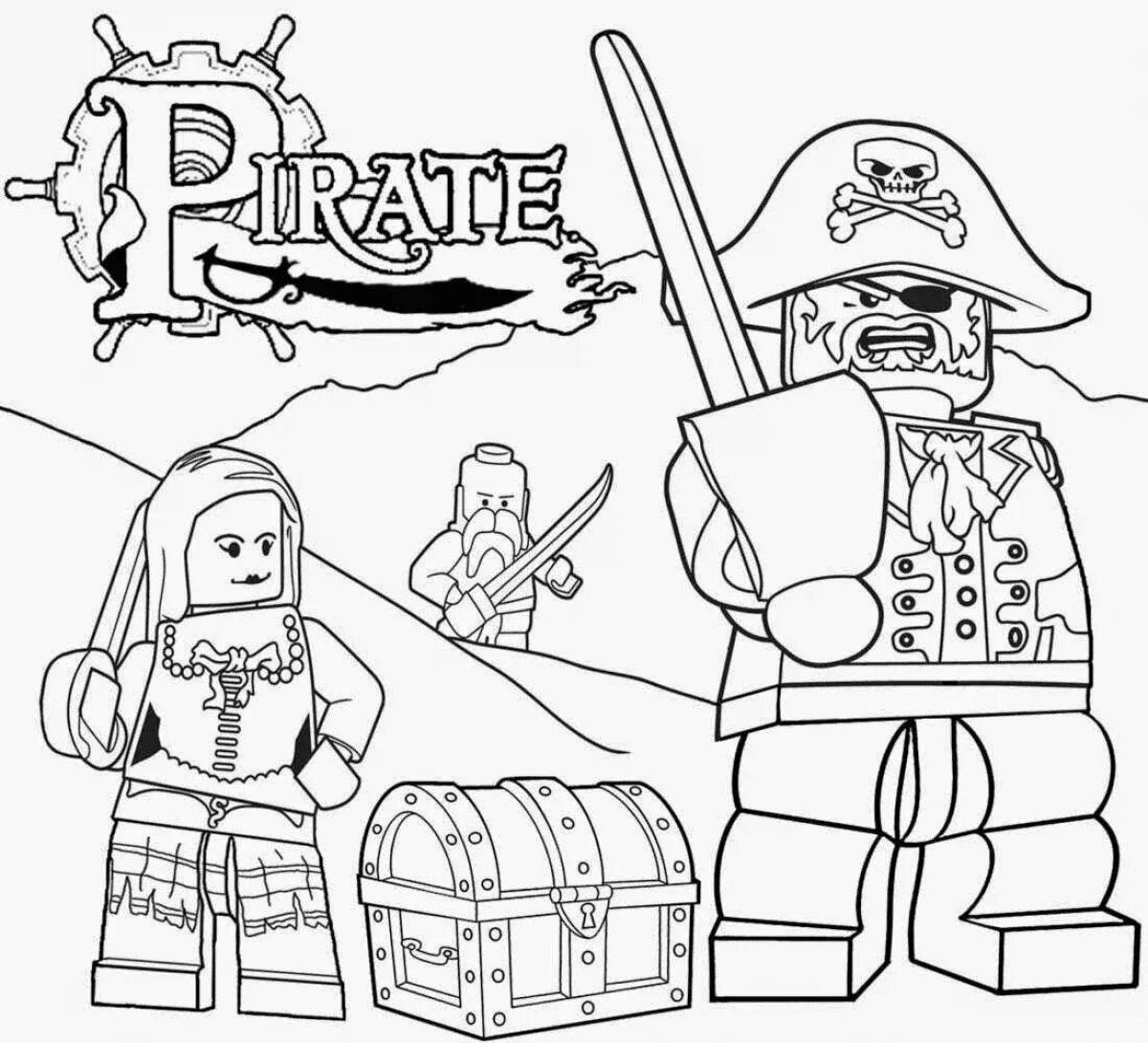 Colorful roblox lercheg coloring page