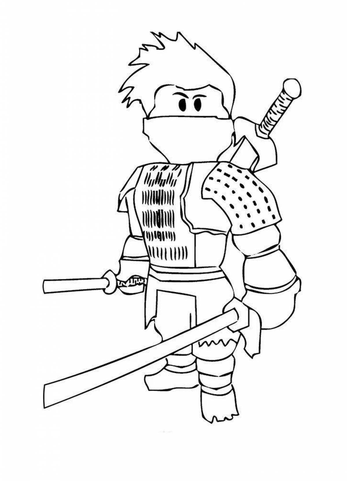 Color frenzy roblox lercheg coloring page