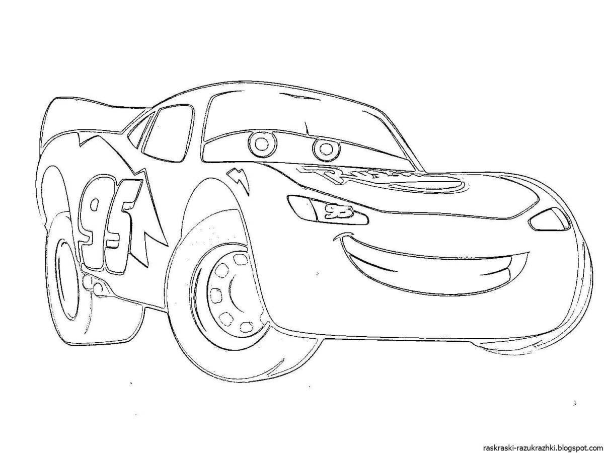 Healy Wheely Violent Coloring Page