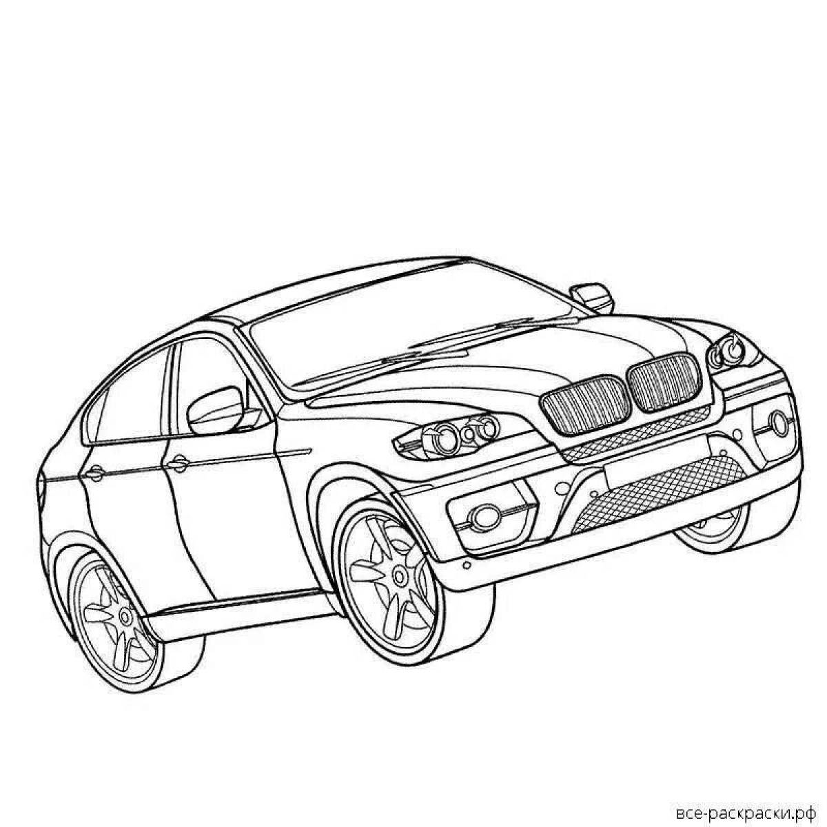Coloring majestic bmw x6