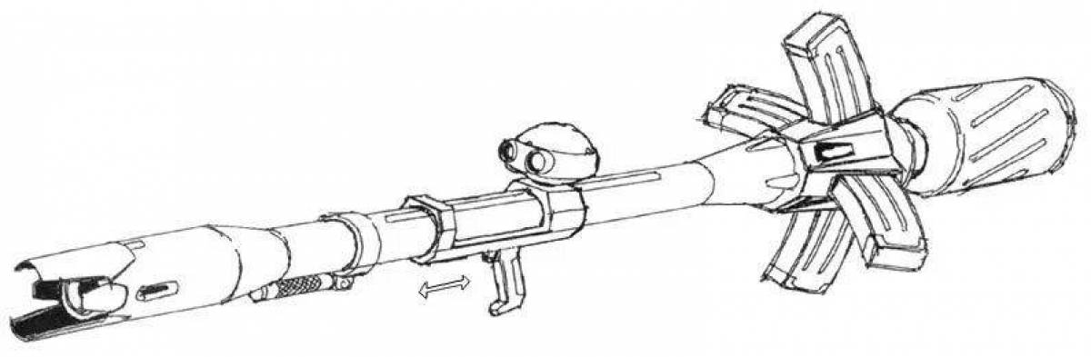 Военное оружие нарисовать