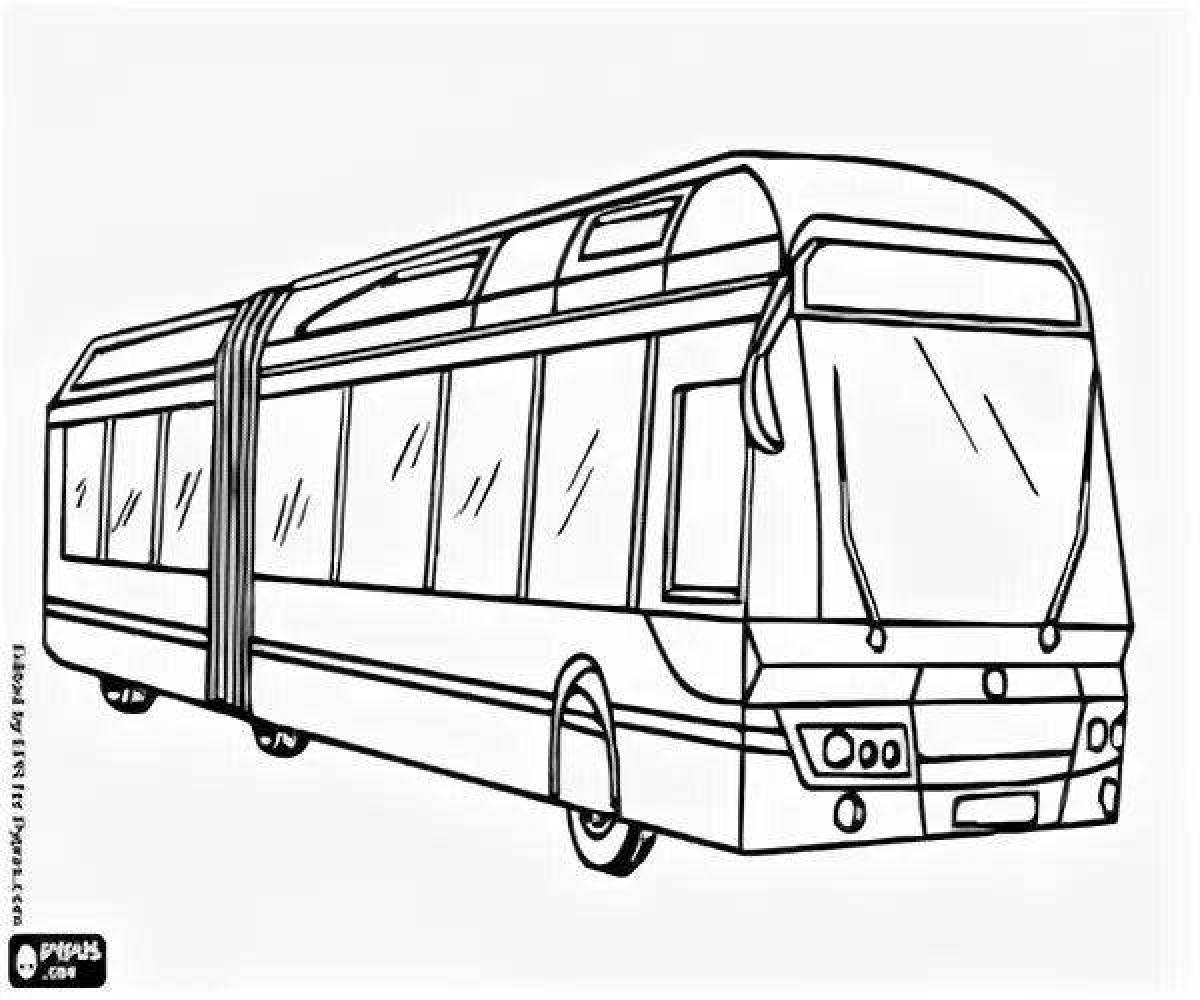 Как нарисовать объемный автобус