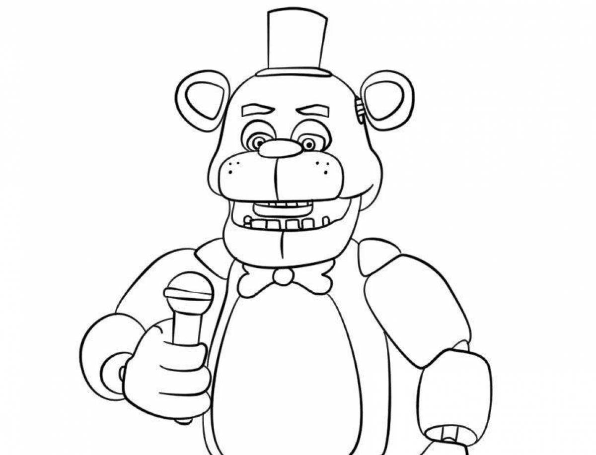 Freddy fazbear рисунок