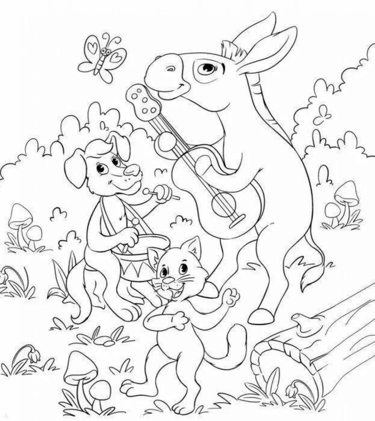 Fairy tale coloring book