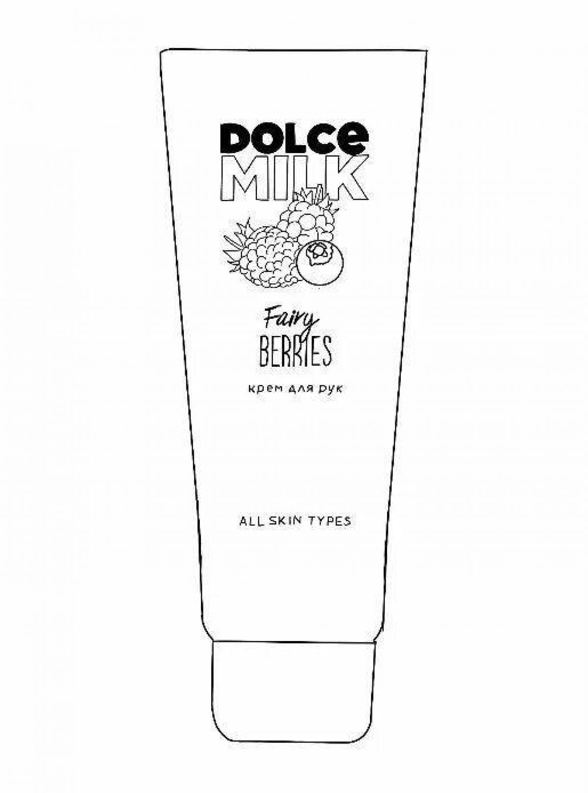 Раскраска губная помада bold dolce milk