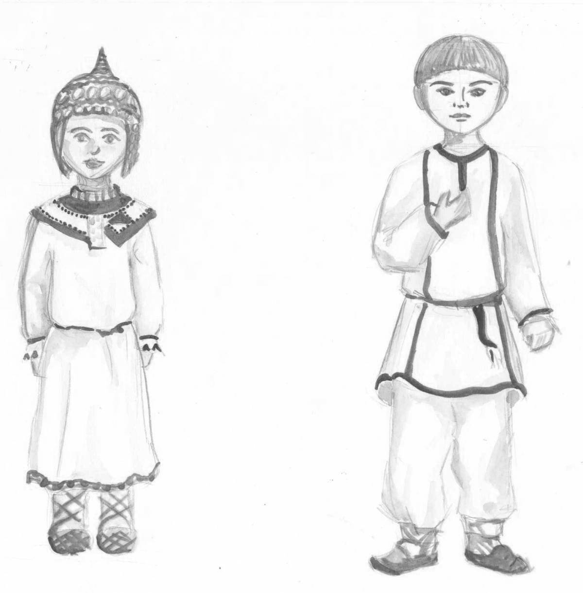 Chuvash national costume #6