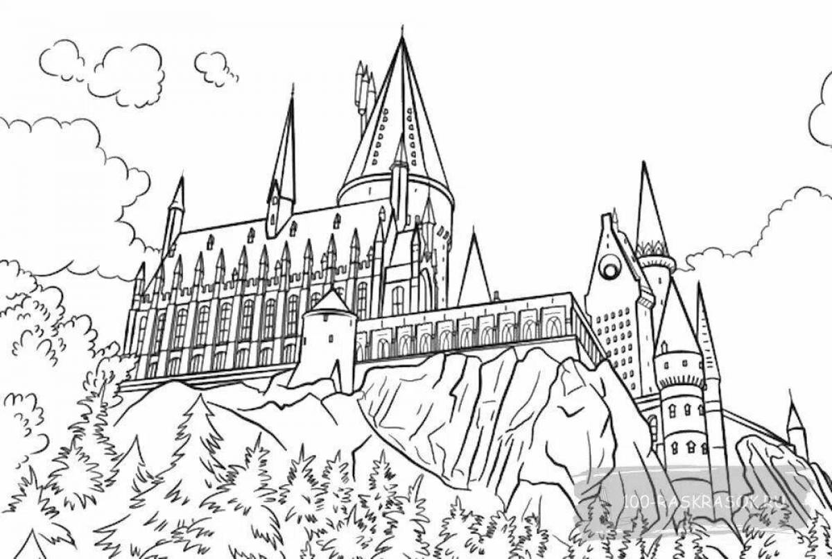 Harry potter beautiful coloring by numbers