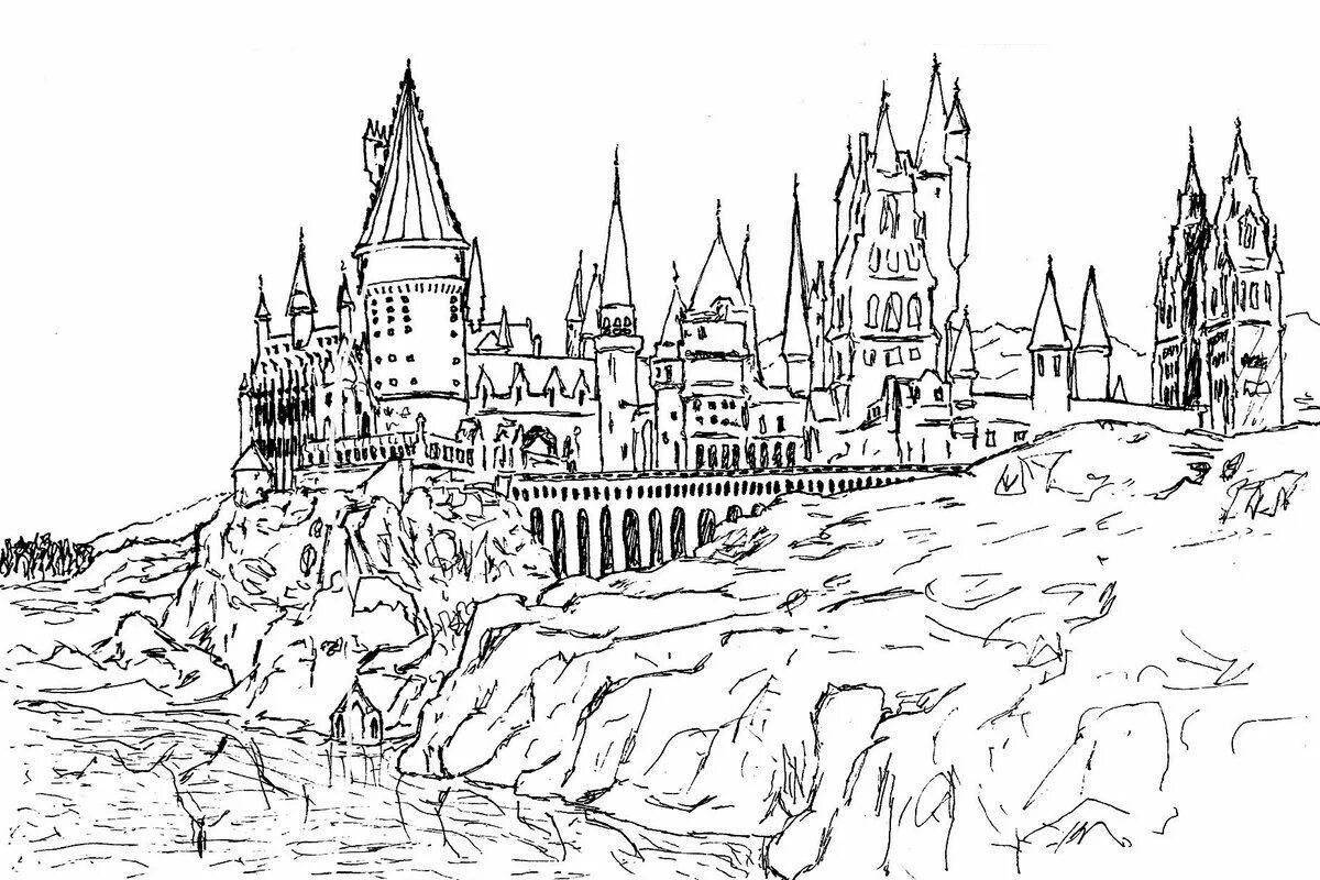 Harry potter joyful coloring by numbers