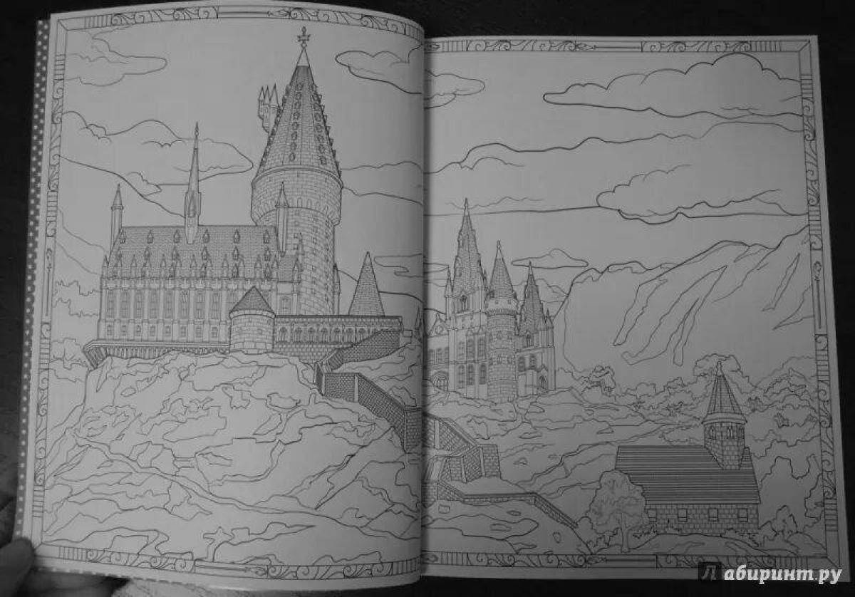 Exciting harry potter coloring by numbers