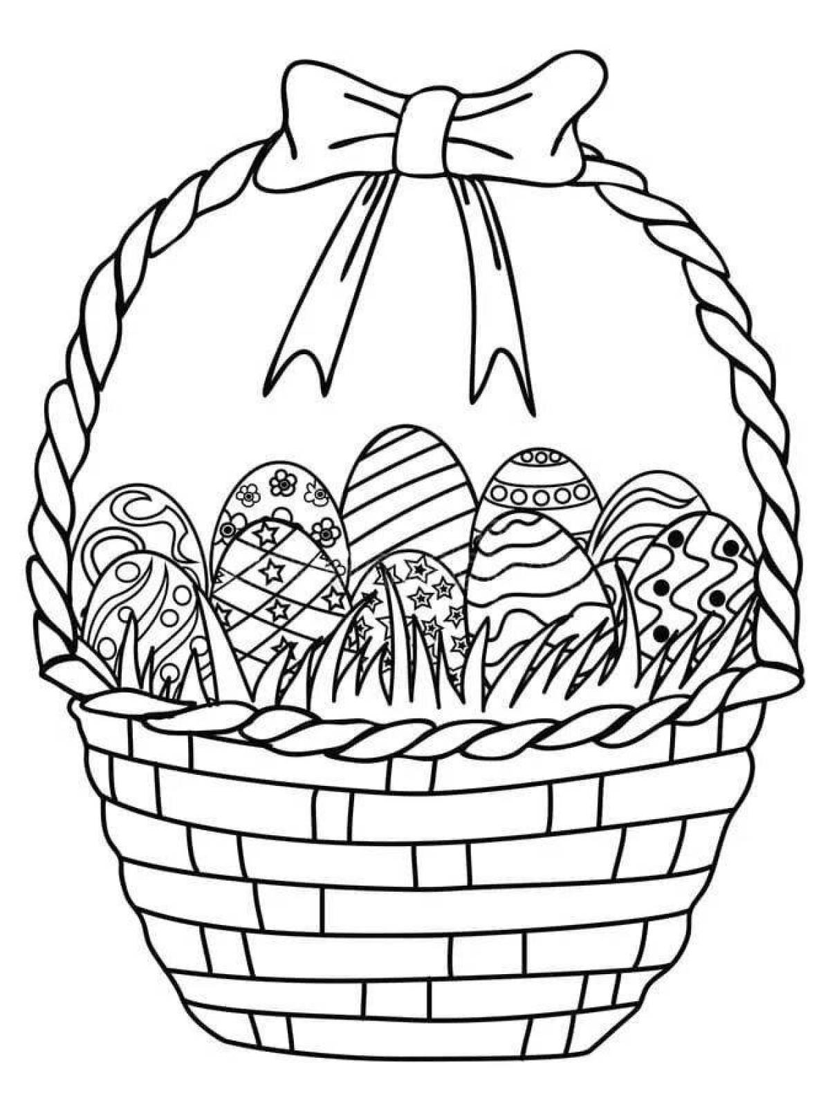 A living basket of fir cones